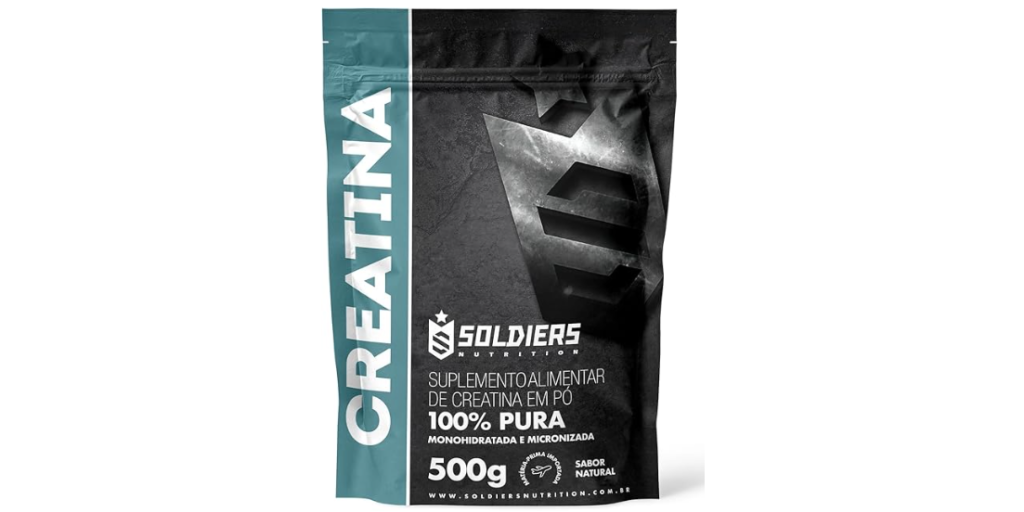 Creatina monohidratada 500g da Soldiers Nutrition na loja online