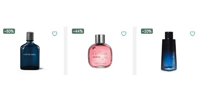 Perfumes do O Boticário em promoção com desconto e cashback