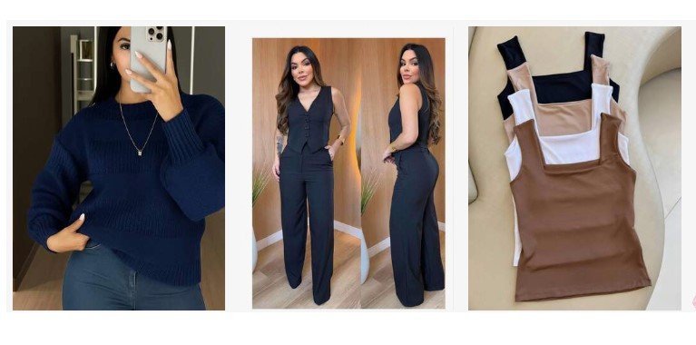 Exemplo de produtos com cashback Shein hoje na loja online