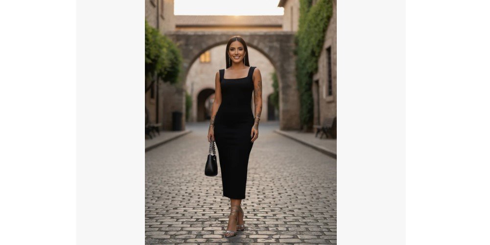 vestido longo feminino barato em promoção