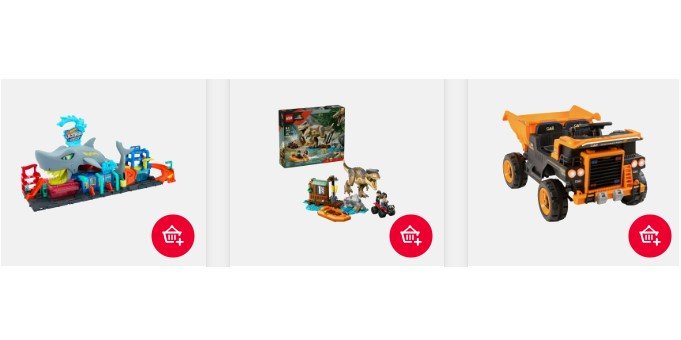 Exemplo de brinquedos participantes da promoção Americanas com desconto hoje
