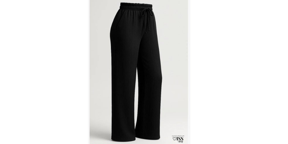 Print do anúncio de calça alfaiataria wide leg feminina estilo pantalona