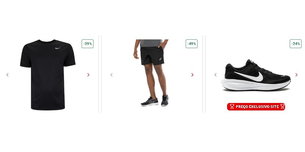 Ofertas com cashback alto na Centauro com até 80% OFF