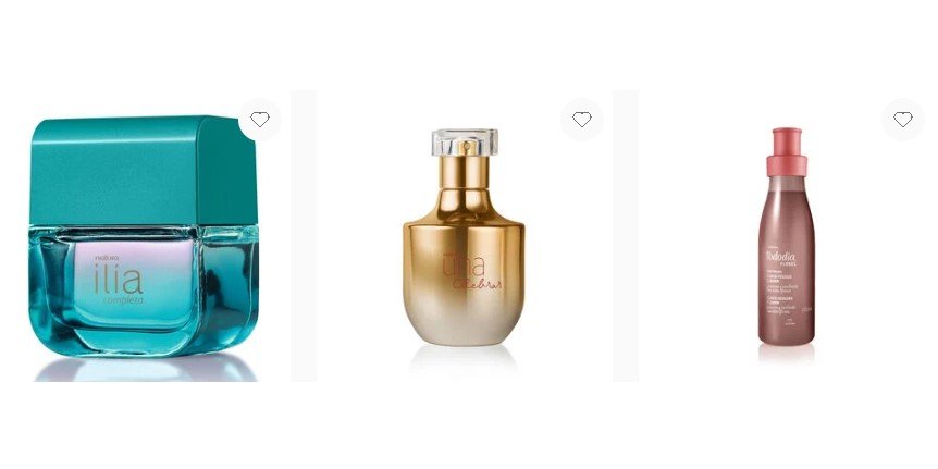 Ofertas de perfumes femininos Natura com desconto e cashback