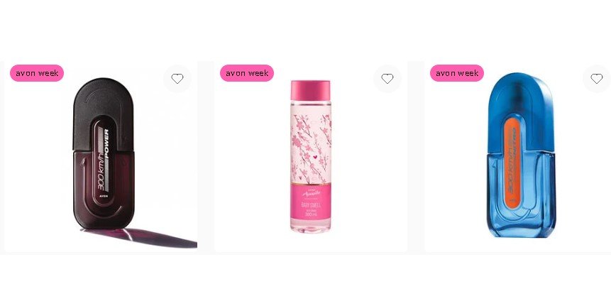 Presentes Avon em ofertas de Dia dos Namorados