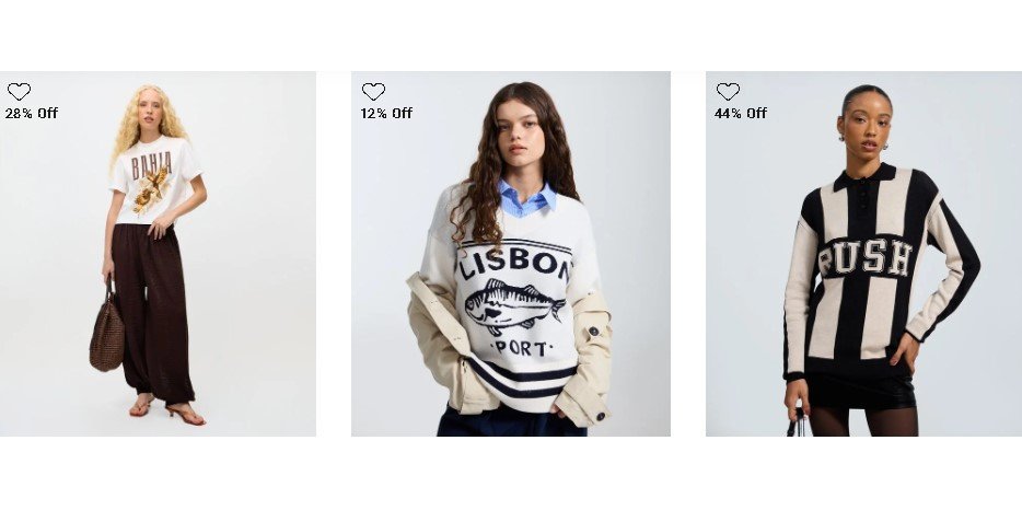 Produtos da Renner em promoção com descontos e cashback