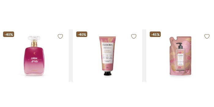 Outlet Eudora: 11% cashback + até 55% OFF